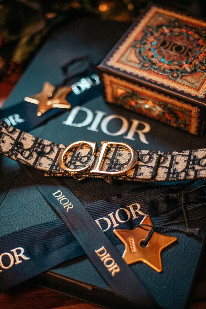 Christian Dior create your own belt and packaging 